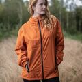 Waterproof jacket Nordic Path Rain Black / Wood Brown