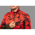 Jacket fleece Harkila Wildboar Pro camo AXIS MSP Wildboar orange/Shadow brown