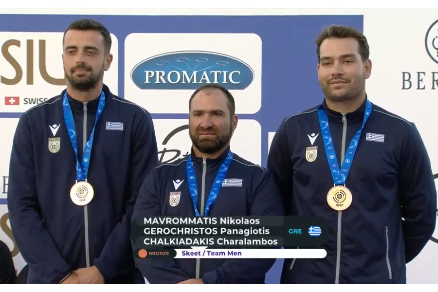 3η στον Κόσμο η Εθνική ομάδα SKEET