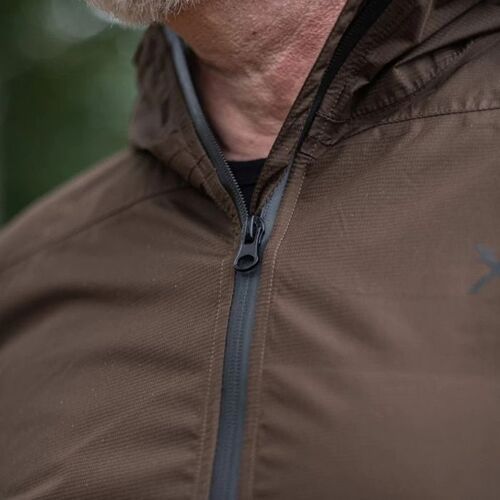 Αδιάβροχο μπουφάν Nordic Path Rain Black / Wood Brown