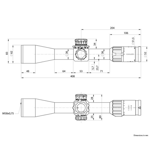 Rifle scope Kahles K525i 5-40x56
