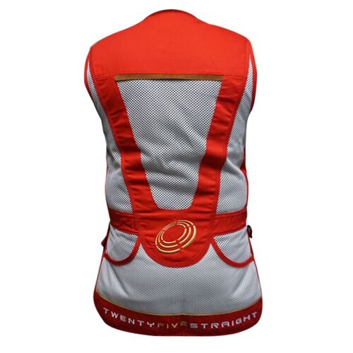 Shooting vest right handed 25 Straight Red