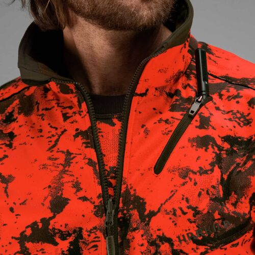 Μπουφάν κυνηγετικό Harkila Wildboar Pro WSP διπλής όψης Willow Green / AXIS MSP®Wildboar Orange