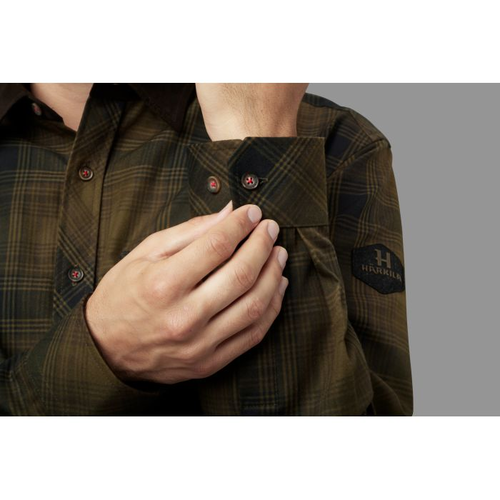 Πουκάμισο καρό Harkila Driven Hunt Olive Green