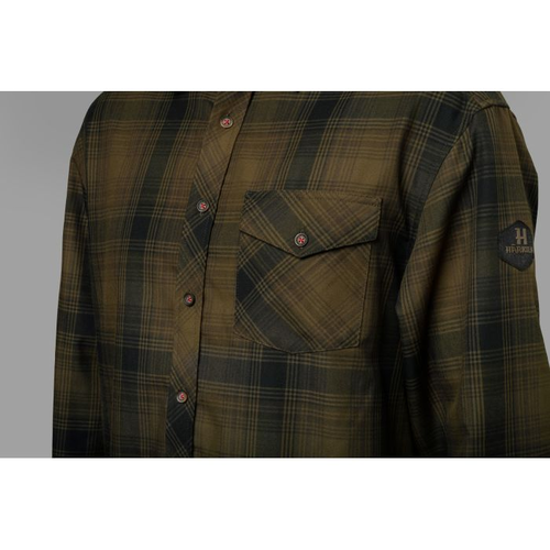 Πουκάμισο καρό Harkila Driven Hunt Olive Green