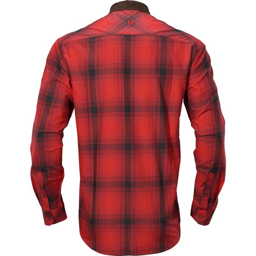 Flannel shirt check Harkila Driven Hunt Red/Black