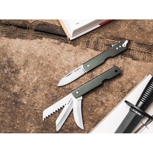 Pocket knife Boker History Knife & Tool Japanese Army Pen Knife Saw & Hawkbill