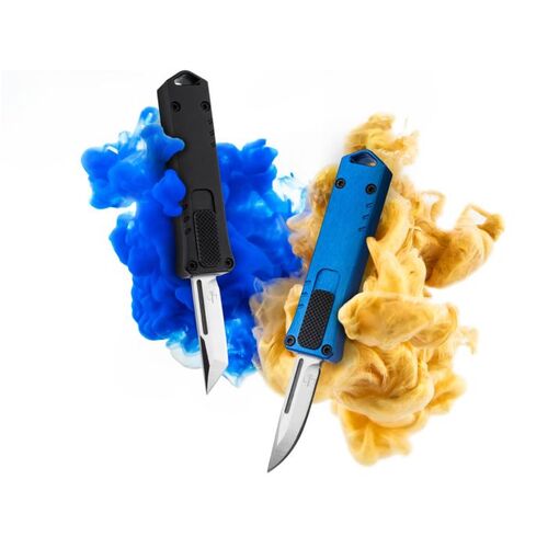 Pocket knife Boker Plus Micro USB OTF Blue