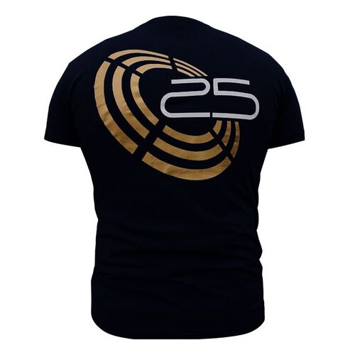 T-shirt κοντομάνικο 25 Straight Μαύρο