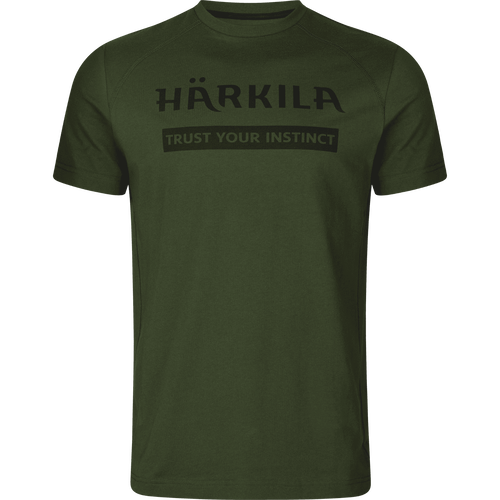 T-shirt κοντομάνικο Harkila Logo 2-pack Duffel green / Phantom