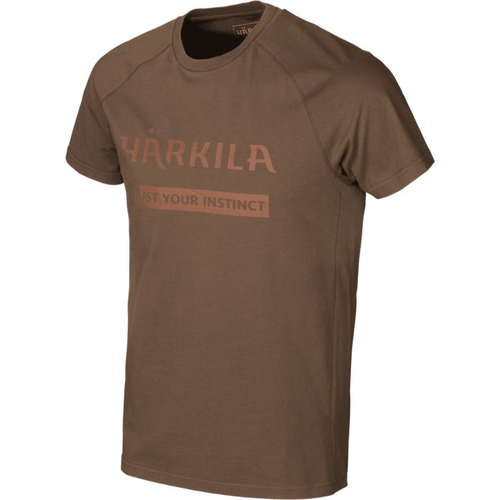 T-shirt short sleeve Harkila Logo 2-pack Willow Green / Slate Brown