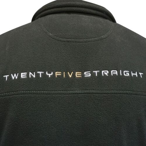 Ζακέτα φλις 25 Straight Μαύρη