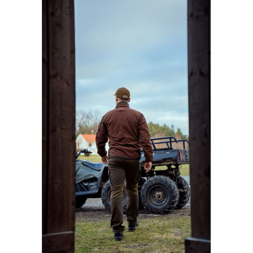 Fleece Jacket Harkila Kamko Green/Bordeaux