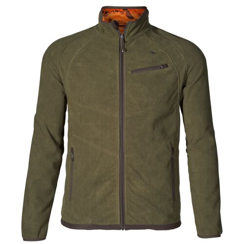 Ζακέτα φλις Seeland Vantage διπλής όψης Pine green/InVis orange blaze