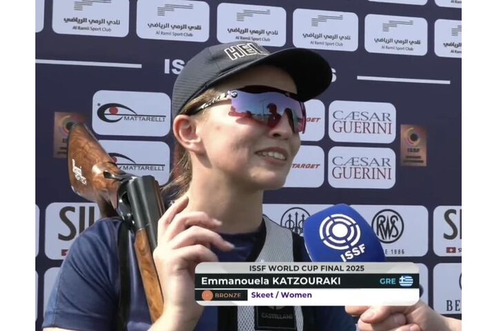 Article Image - Emmanuela Katzouraki, bronze in the final of the ISSF World Cup Final