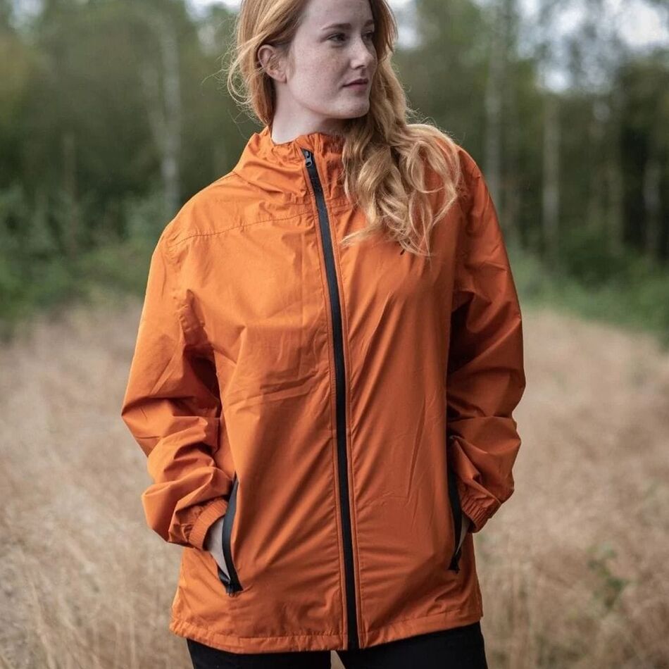 Αδιάβροχο μπουφάν Nordic Path Rain Black / Wood Brown