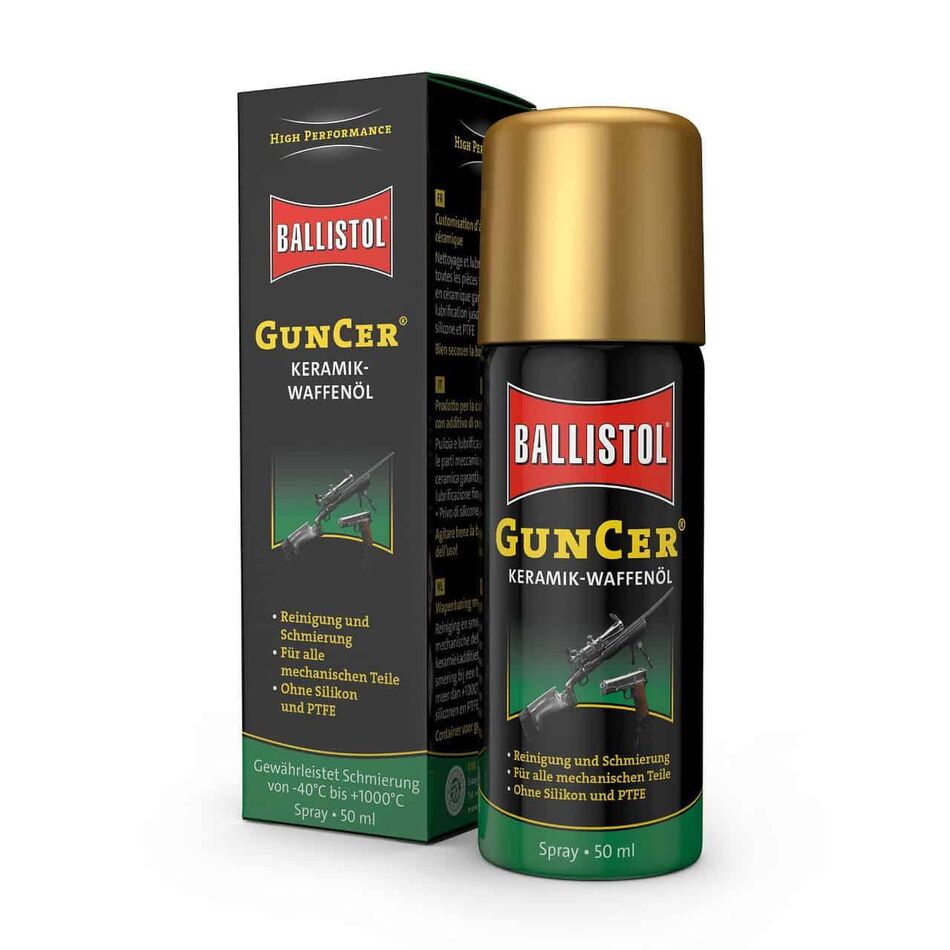 Λάδι Ballistol Guncer με κεραμικά πρόσθετα σε σπρέι