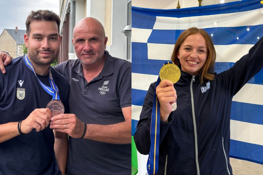 Gold & Bronze for the Greek National Shooting Team and Lambro at the European Skeet Championship!