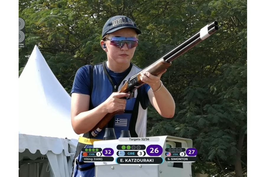 Η Εμμανουέλα Κατζουράκη , χάλκινη στο τελικό του Τελικού του Παγκοσμίου κυπέλλου ISSF