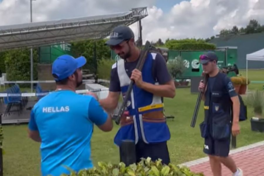 Panagiotis Gerochristos Bronze medal at the European SKEET Youth Championship (Jr) in Lonato, Italy