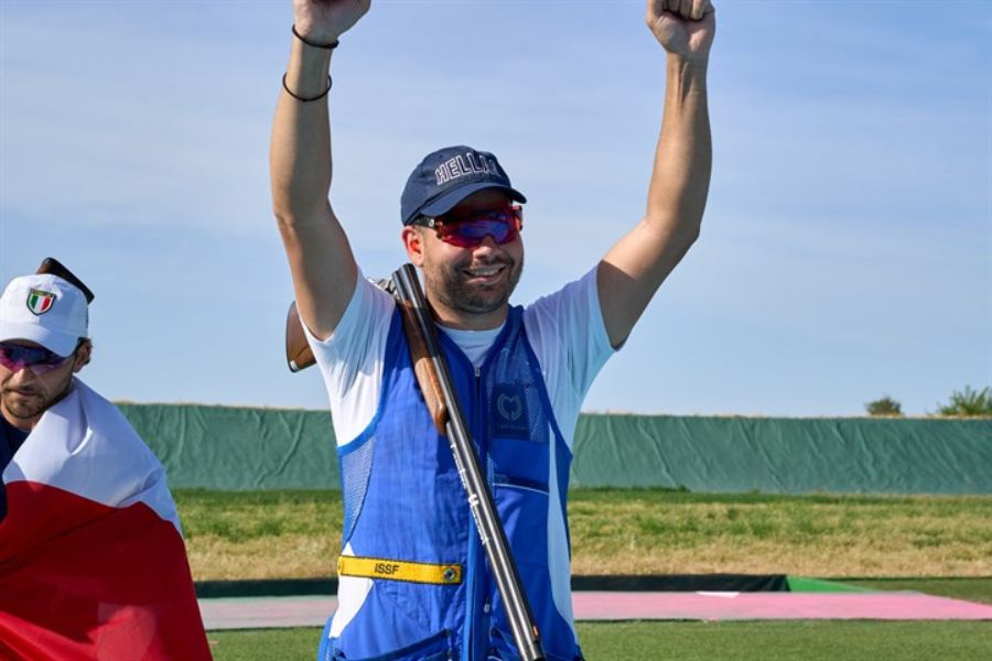 Χάλκινος ο Μπάμπης Χαλκιαδάκης στο World Cup στη Λευκωσία
